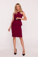 Sukienka Model S427 Bordo - Stylove Stylove