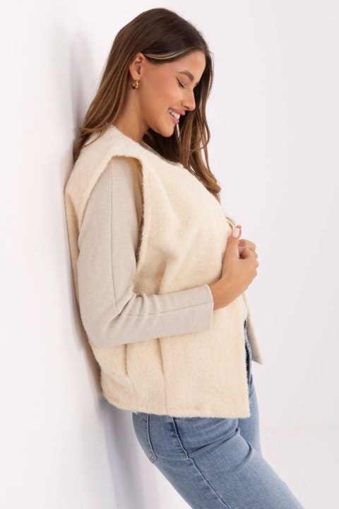 Kamizelka Model IT-KZ-FL9622.29P Ecru - Rue Paris Rue Paris