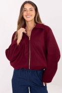 Kurtka Damska Model IT-KR-FL9725.08P Bordo - Rue Paris Rue Paris