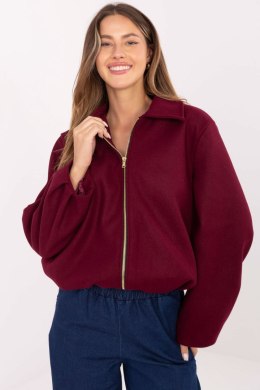 Kurtka Damska Model IT-KR-FL9725.08P Bordo - Rue Paris Rue Paris