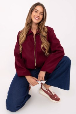Kurtka Damska Model IT-KR-FL9725.08P Bordo - Rue Paris Rue Paris