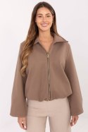 Kurtka Damska Model IT-KR-FL9725.08P Dark Beige - Rue Paris Rue Paris