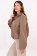 Kurtka Damska Model IT-KR-FL9725.08P Dark Beige - Rue Paris Rue Paris