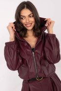 Kurtka Damska Model IT-KR-FL9729.15P Bordo - Rue Paris Rue Paris