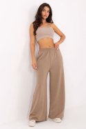 Spodnie Damskie Model IT-SP-21559.75 Dark Beige - Italy Moda Italy Moda