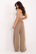 Spodnie Damskie Model IT-SP-21559.75 Dark Beige - Italy Moda Italy Moda