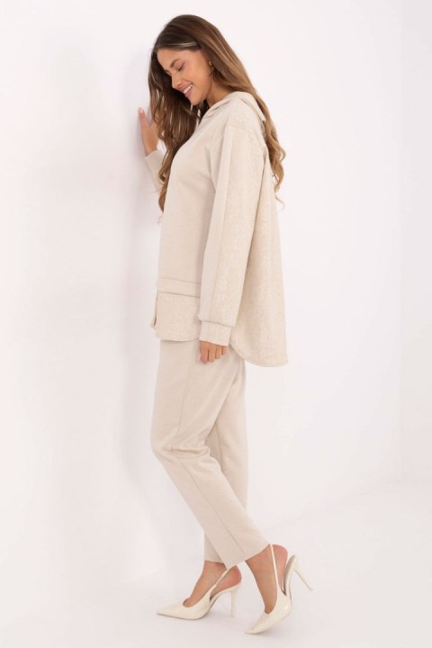 Spodnie Komplet Model IT-KMPL-9860.61 Light Beige - Italy Moda Italy Moda