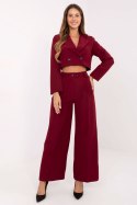 Spodnie Komplet Model IT-KMPL-FL9019.08P Bordo - Rue Paris Rue Paris