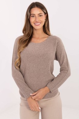 Sweter Damski Model IT-SW-0110.84 Dark Beige - Rue Paris Rue Paris