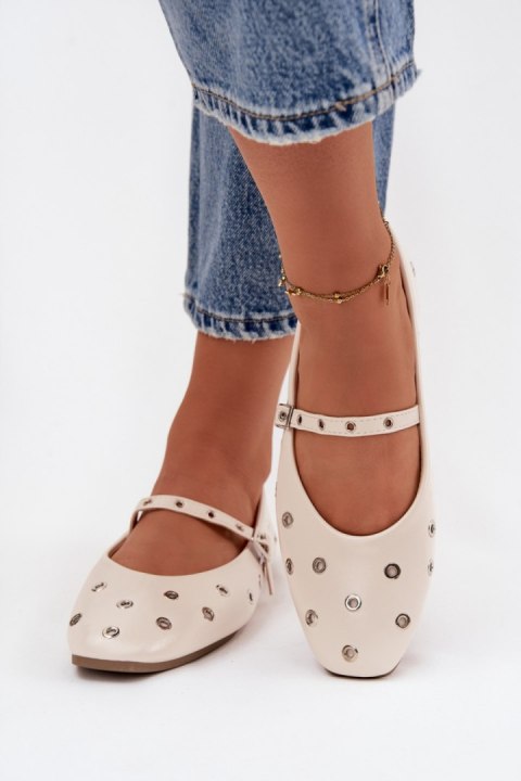 Baleriny Model Marivon 21-41 Beige - Step in style Step in style