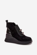 Botki Model DA MR52-106 Black - Step in style Step in style