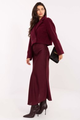 Płaszcz Damski Model IT-KR-FL9730.23 Bordo - Rue Paris Rue Paris