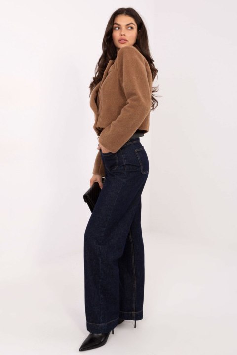 Płaszcz Damski Model IT-KR-FL9730.23 Camel - Rue Paris Rue Paris