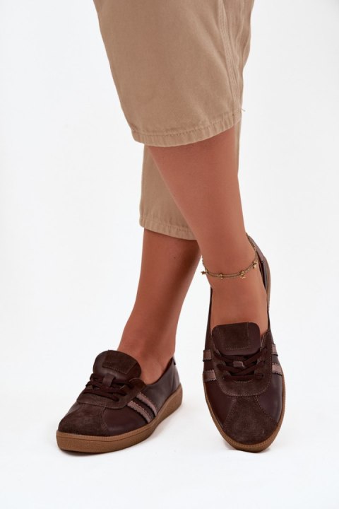 Półbuty Model Zazoo N1341 Czekolada - Step in style Step in style