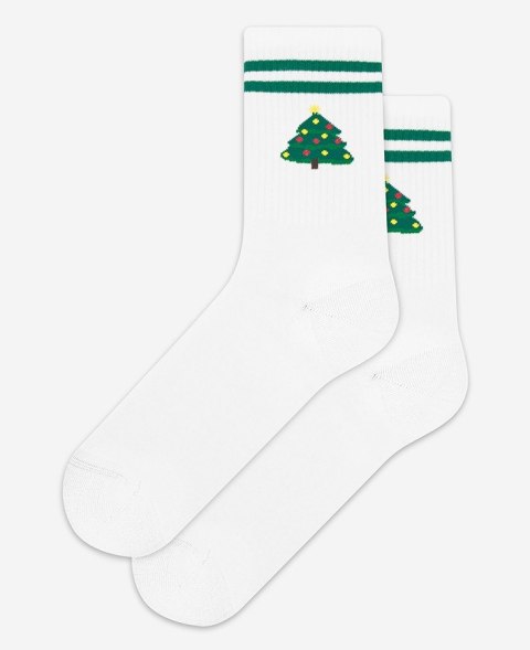 SKARPETKI ŚWIĄTECZNE MAŁY WZÓR GATTA / WOLA