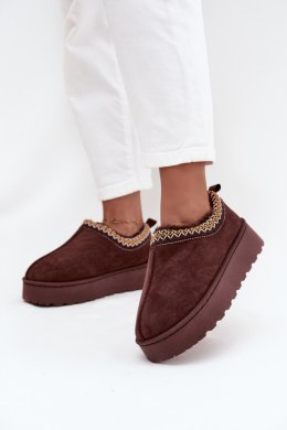 Śniegowce Model Taliah 20402-4G Czekolada - Step in style Step in style