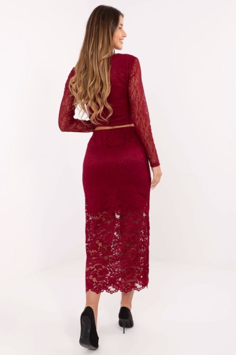 Spódnica Model MI-SD-G9137.16P Bordo - Italy Moda Italy Moda