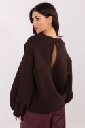 Bluza Damska Model RV-BL-A1044.78 Dark Brown - Rue Paris Rue Paris