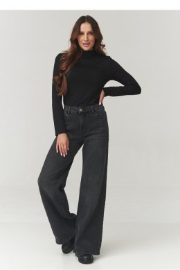 Bluzka Model C15 Black - Makadamia Makadamia