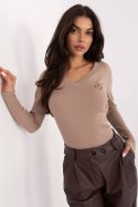 Bluzka Model RV-BZ-A1055.29P Dark Beige - Rue Paris Rue Paris