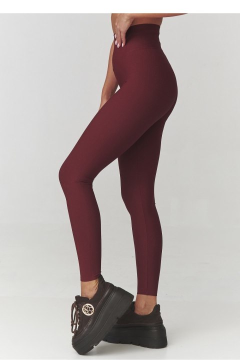 Legginsy Model C30 Bordo - Makadamia Makadamia