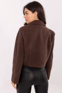 Płaszcz Damski Model IT-KR-FL9730.23 Brown - Rue Paris Rue Paris