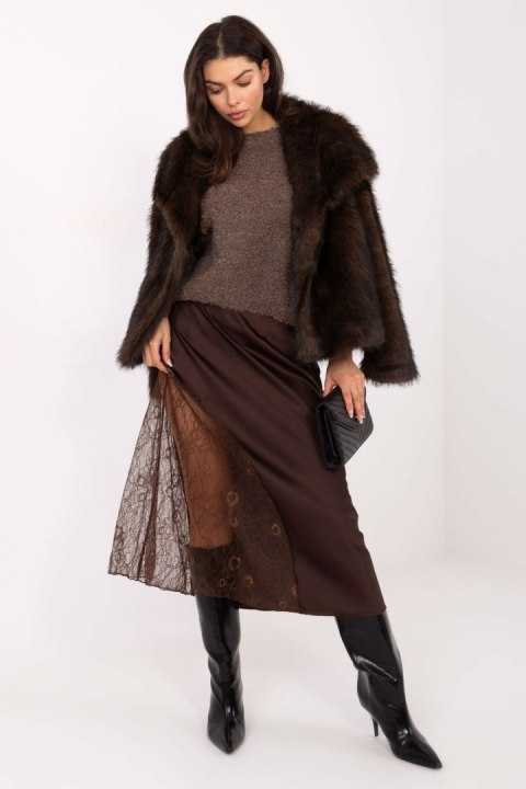 Spódnica Model MI-SD-3287.36 Brown - Rue Paris Rue Paris