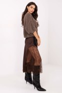 Spódnica Model MI-SD-3287.36 Brown - Rue Paris Rue Paris