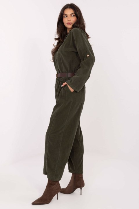 Spodnie Damskie Model IT-SP-258009.83 Khaki - Italy Moda Italy Moda