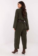 Spodnie Damskie Model IT-SP-258009.83 Khaki - Italy Moda Italy Moda