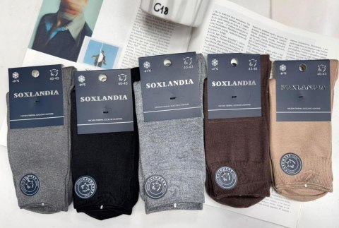 SKARPETY MĘSKIE KASZMIR 043 WIK