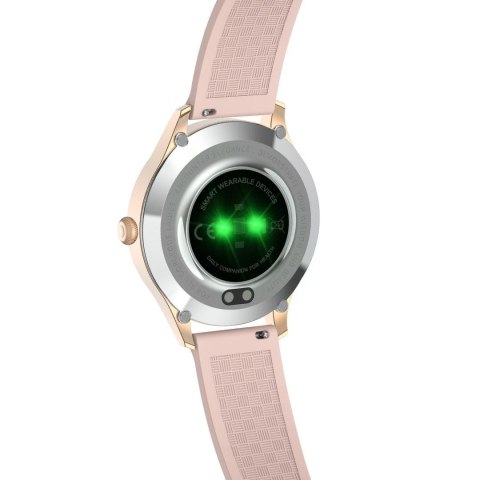Damski SMARTWATCH G.Rossi SW014G-3 Różowe złoto, Silikonowy pasek Damski SMARTWATCH G.Rossi SW014G-3 Różowe złoto, Silikonowy pasek