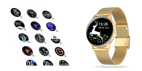 Damski SMARTWATCH G.Rossi SW015-5 Złoty Damski SMARTWATCH G.Rossi SW015-5 Złoty