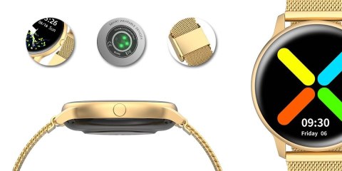 Damski SMARTWATCH G.Rossi SW015-5 Złoty Damski SMARTWATCH G.Rossi SW015-5 Złoty