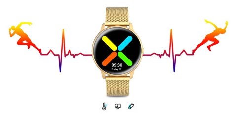 Damski SMARTWATCH G.Rossi SW015-5 Złoty Damski SMARTWATCH G.Rossi SW015-5 Złoty