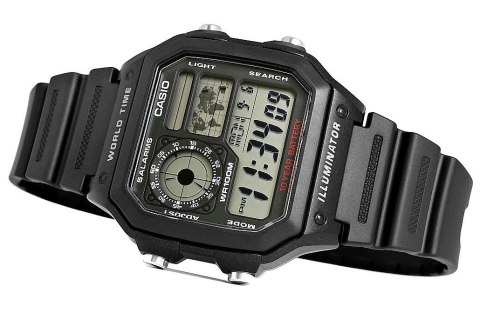 Zegarek Męski CASIO AE-1200WH-1AVEF Zegarek Męski CASIO AE-1200WH-1AVEF