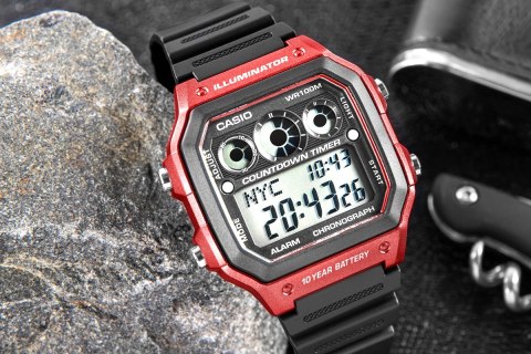 Zegarek Męski CASIO AE-1300WH-4AVDF + BOX Zegarek Męski CASIO AE-1300WH-4AVDF + BOX