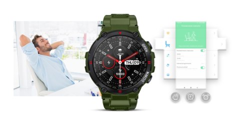Smartwatch Giewont Focus SmartCall GW430-3 - Forest Smartwatch Giewont Focus SmartCall GW430-3 - Forest