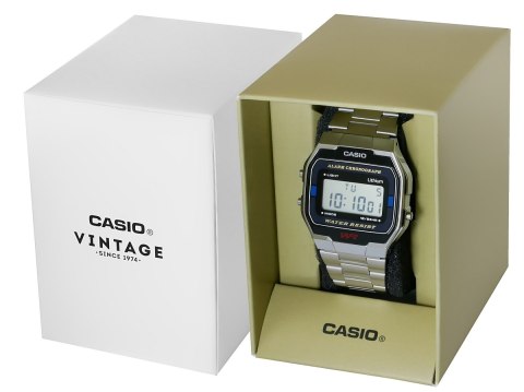 Zegarek CASIO A163WA-1QES Unisex + BOX Zegarek CASIO A163WA-1QES Unisex + BOX