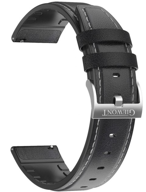 Pasek do Smartwatch Giewont GW440 GWP440-2 - Leather Black Pasek do Smartwatch Giewont GW440 GWP440-2 - Leather Black