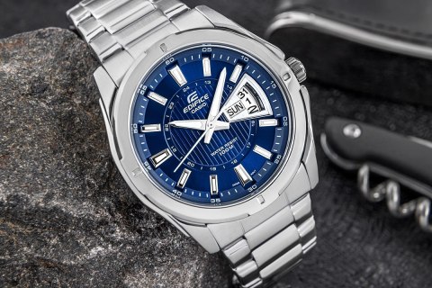 Zegarek Męski CASIO EDIFICE EF-129D-2AVEF + BOX Zegarek Męski CASIO EDIFICE EF-129D-2AVEF + BOX