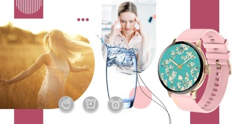 Smartwatch Giewont Supernova SmartCall GW330-4 Black Shine/Powder Pink Smartwatch Giewont Supernova SmartCall GW330-4 Black Shine/Powder Pink