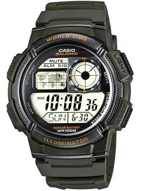 Zegarek Męski CASIO AE-1000W-3AVDF + BOX Zegarek Męski CASIO AE-1000W-3AVDF + BOX