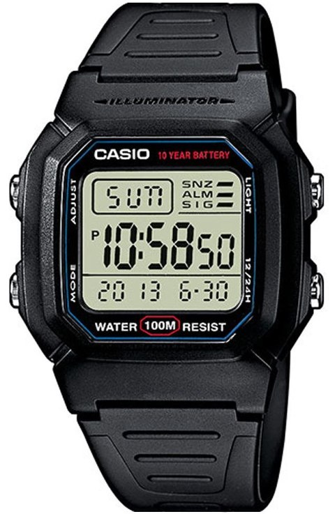 Zegarek Męski CASIO W-800H-1AVDF + BOX Zegarek Męski CASIO W-800H-1AVDF + BOX