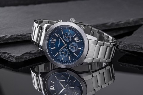 Zegarek Męski GIEWONT Apex Chrono GW6480-2 Chronograf Silver/Blue Zegarek Męski GIEWONT Apex Chrono GW6480-2 Chronograf Silver/Blue
