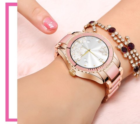 Smartwatch Damski Rubicon RNCE82 Różowy Smartwatch Damski Rubicon RNCE82 Różowy