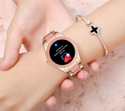 Smartwatch Damski Rubicon RNCE82 Różowy Smartwatch Damski Rubicon RNCE82 Różowy