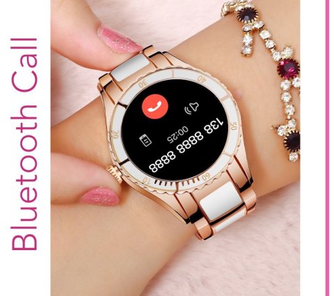 Smartwatch Damski Rubicon RNCE82 Różowy Smartwatch Damski Rubicon RNCE82 Różowy