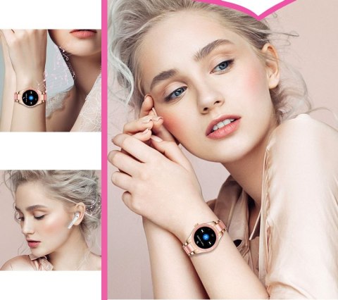 Smartwatch Damski Rubicon RNCE82 Różowy Smartwatch Damski Rubicon RNCE82 Różowy