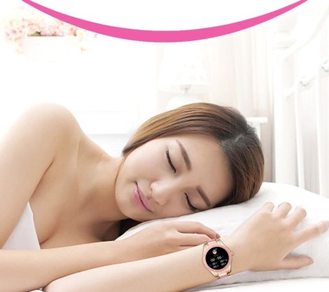 Smartwatch Damski Rubicon RNCE82 Różowy Smartwatch Damski Rubicon RNCE82 Różowy
